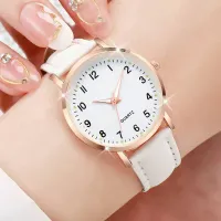 Arabic Dial Quartz Watch with Leather Strap thumbnail 5
