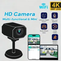 4K HD Mini WiFi Security Camera thumbnail 1
