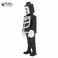 Black Monster Fighter Vampire Costume for Kids thumbnail 4