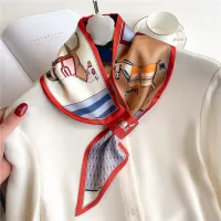 Luxury Satin Silk Neckerchief Scarf thumbnail 1