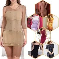 Seam-Free Off Shoulder Shapewear Slip thumbnail 5