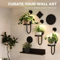 Iron Wall Plant Holder Shelf thumbnail 3