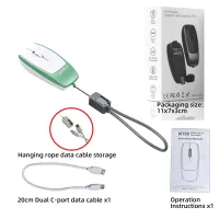 Bluetooth 5.1 Wireless Mini Mouse with TF Card Reader thumbnail 6