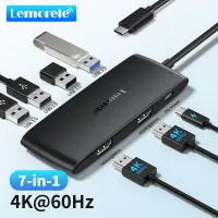 7-in-1 USB-C Dock Dual HDMI 4K thumbnail 1