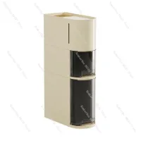 Slim Rolling Bathroom Storage Cabinet thumbnail 1