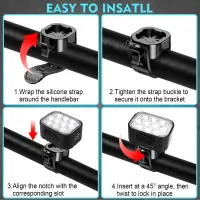BUCKLOS USB Bike Light Set thumbnail 6