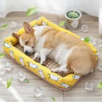 Summer Linen Rattan Pet Cooling Mat thumbnail 4
