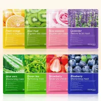 BIOAQUA 8pcs Fruit Face Mask Set thumbnail 1