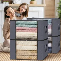 Foldable Non-Woven Storage Box with Window thumbnail 4