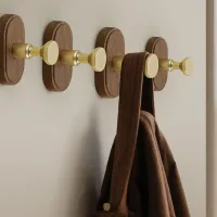 No Drill Solid Wood Suction Hook thumbnail 2