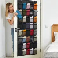 40-Pocket Wall-mounted Shoe Organizer thumbnail 4