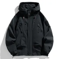 Men's Hooded Windbreaker Jacket thumbnail 4