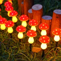 Solar Mushroom Fairy Lights thumbnail 2
