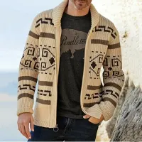 Vintage Jacquard Knit Cardigan thumbnail 2