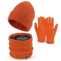 Winter Beanie Scarf Gloves Set thumbnail 1