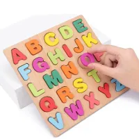 Wooden ABC & Number Puzzle for Toddlers 2-4 thumbnail 6