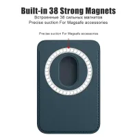 Magsafe Leather Card Holder Case thumbnail 4
