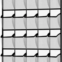 35-Pocket Over Door Shoe Organizer thumbnail 1