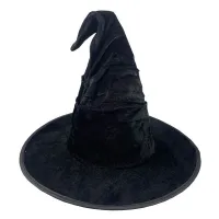 Women's Large Black Wicked Witch Hat thumbnail 1
