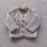 Kids Reversible Plush Plaid Jacket thumbnail 5