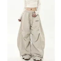 Y2K Striped Wide Leg Cargo Pants thumbnail 5