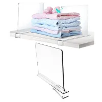 Acrylic Closet Shelf Dividers Organizer thumbnail 4