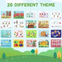 Yeahbo Montessori Busy Book for Toddlers thumbnail 2