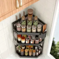 3-Tier Kitchen Spice Rack Organizer thumbnail 2