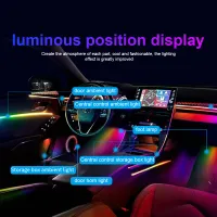 64 Color RGB Car Ambient LED Light Strip thumbnail 5