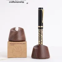 Walnut Wood Pen Holder Stand thumbnail 2