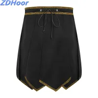 Roman Gladiator Faux Suede Belt Skirt thumbnail 1