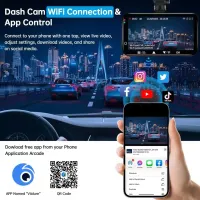 4K Dual Dash Cam with WiFi thumbnail 2