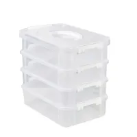 4-Tier Stackable Storage Box thumbnail 3