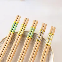 Marble-Patterned Bamboo Chopsticks Set thumbnail 5