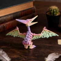 Movable 3D Printed Pterosaur Dinosaur Toy thumbnail 5