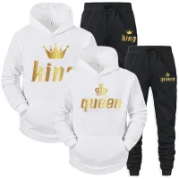 King & Queen Matching Couple Tracksuit thumbnail 2
