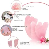 Rose Quartz Jade Roller & Gua Sha Set thumbnail 4