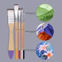 9-Pc Nylon Hair Brush Art Set thumbnail 3