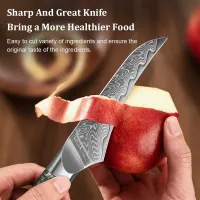 7-Piece Damascus Steel Chef Knife Set thumbnail 5