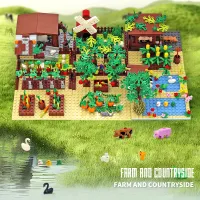 Farm Animals Building Blocks Toy Set thumbnail 1