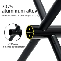 PACOONE Portable Folding Camping Stool thumbnail 2