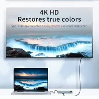 8-in-1 USB C Hub Docking Station thumbnail 3