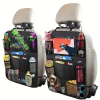 Car Back Seat Organizer with Mesh Pockets thumbnail 6