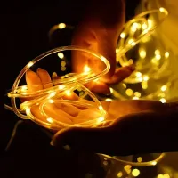 33FT Solar Rope Lights - 100 LED Outdoor String thumbnail 2
