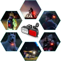 USB Rechargeable Bike Light Set thumbnail 4