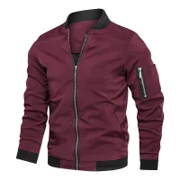 Men's Lightweight Zip-Up Windbreaker Jacket thumbnail 1