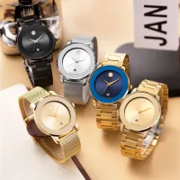 Gold Ultra Thin Men's Quartz Watch thumbnail 4