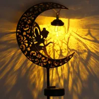 Solar Moon Fairy Crackle Glass Lights thumbnail 1