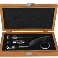 Bamboo Wood Wine Opener Gift Set thumbnail 5