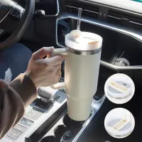 40oz Insulated Tumbler with Handle thumbnail 1
